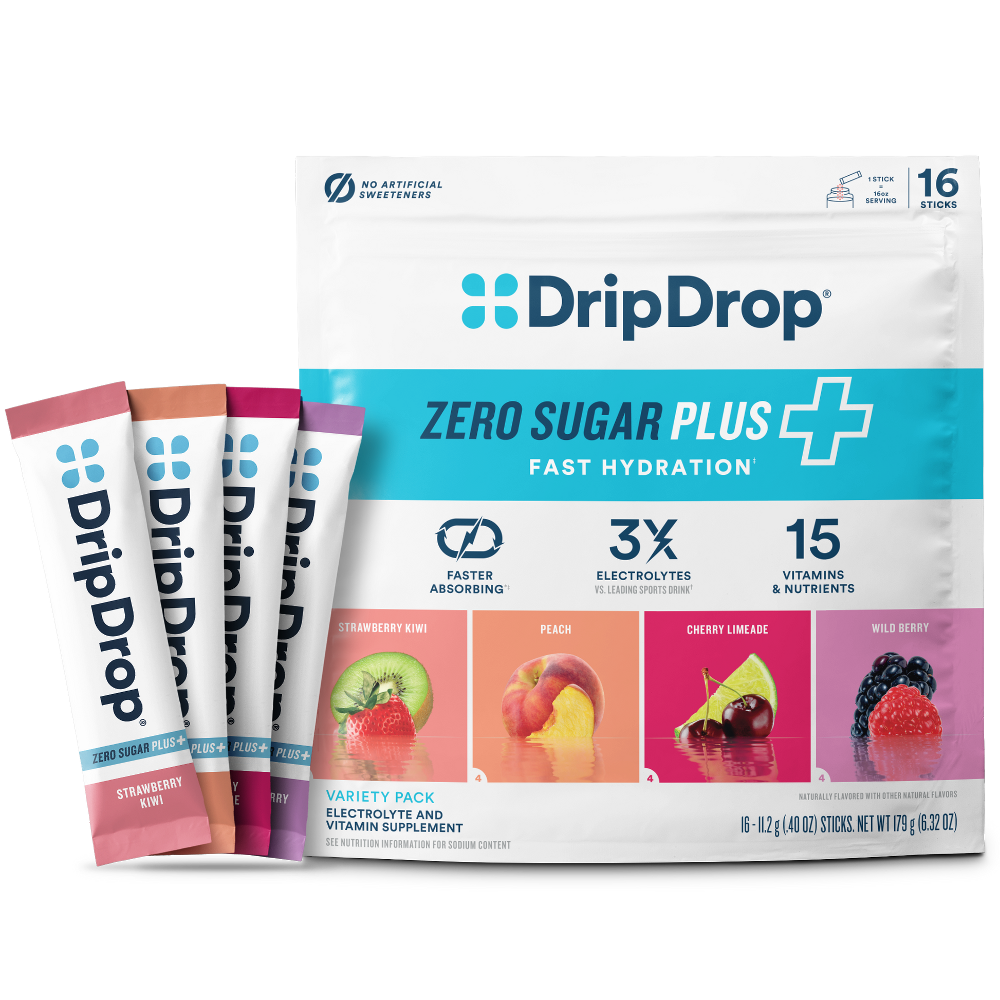 dripdrop-zero-sugar-plus-strawberry-kiwi-peach-cherry-limeade-wild-berry-16-oz-sticks-16-count-j4 Pouch_16ct_Front16ozSticks_VSPlus_Variety_B.png