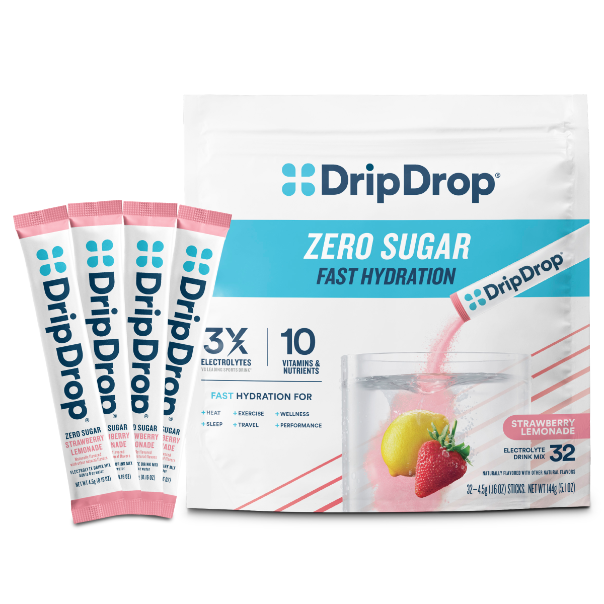 dripdrop-zero-sugar-strawberry-lemonade-electrolyte-powder-8-oz-sticks-32-count-b3 Zero_Strawberry_Lemonade_-_32ct_-_Transparent.png